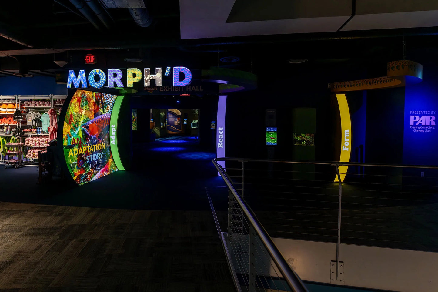 ZooQuarium has a large indoor aqarium