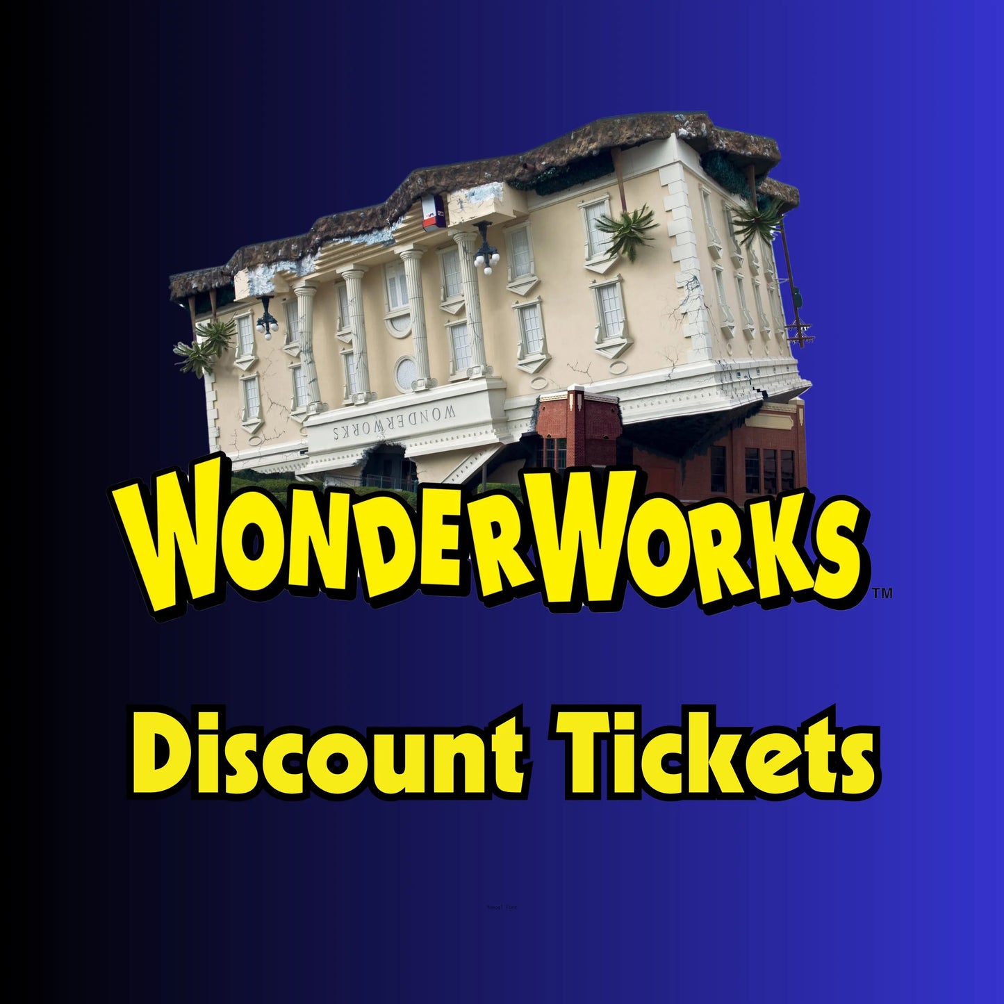 Discount tickets to Wonder Works Orlando. Buy from OrlandoVacation.com and save money at Wonder Works.